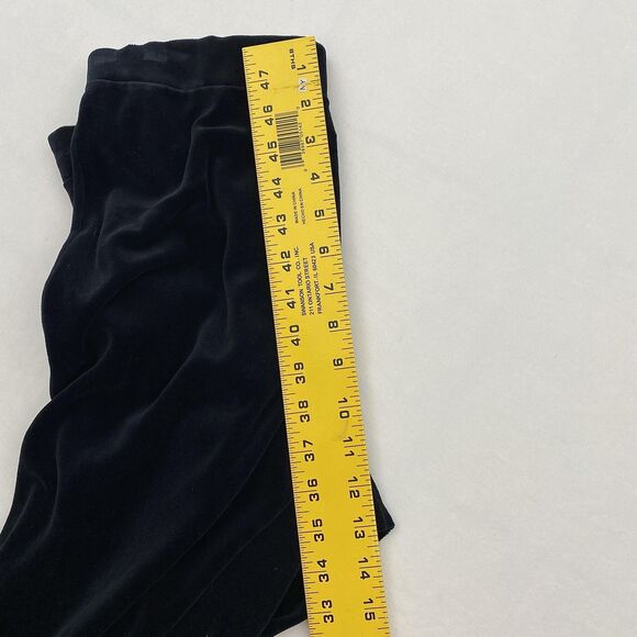 Lauren Ralph Lauren Velour Track Suit Set Womens Small Black Zip Jacket Pants - Picture 12 of 13